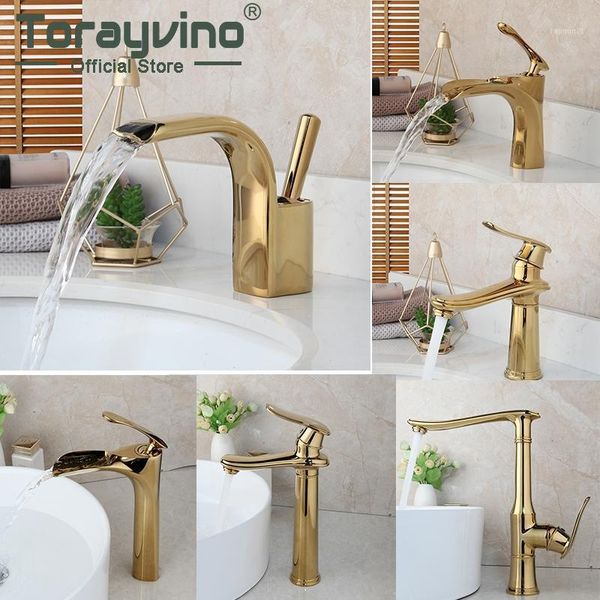 luxury faucet bathroom brass gold torneira misturador banheiro deck mounted taps single handle waterfall mixer tap good quality1
luxury faucet bathroom brass gold torneira misturador banheiro deck mounted taps single handle waterfall mixer tap good quality1