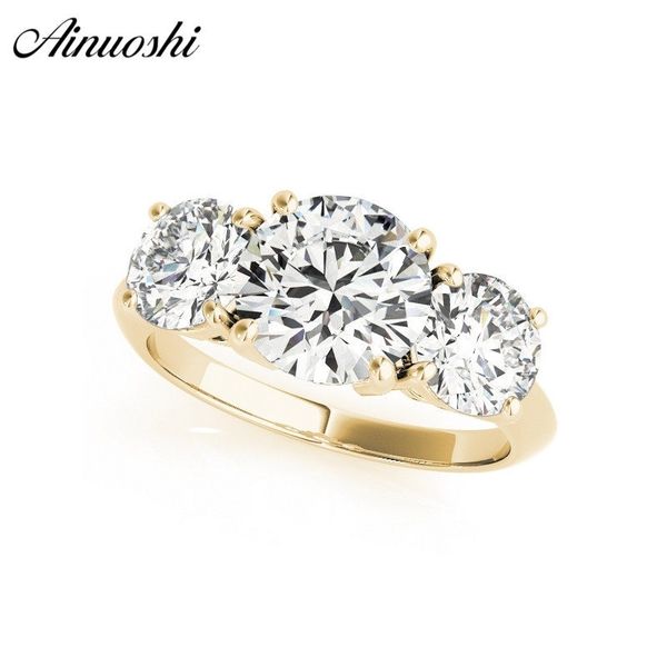 ainuoshi fashion 925 sterling silver three stones rings 2ct round cut wedding engagement silver rings lover party gifts jewelry y200106, Slivery;golden
ainuoshi fashion 925 sterling silver three stones rings 2ct round cut wedding engagement silver rings lover party gifts jewelry y200106, Slivery;golden