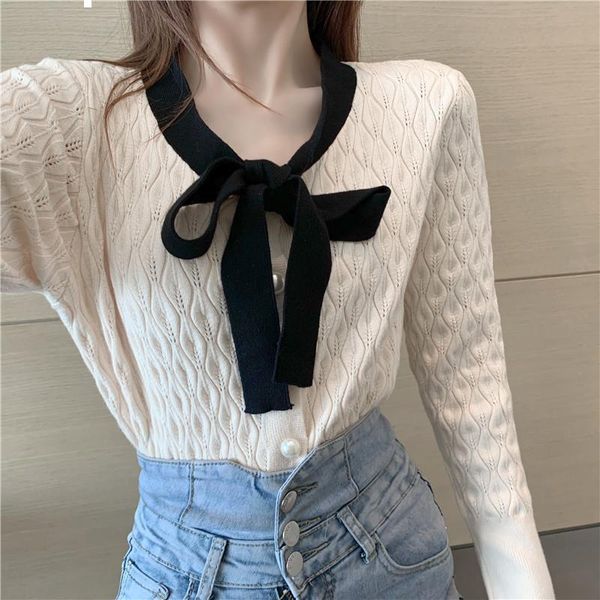 2021 new spring release bottoming long fashion arc hollow out female mesh sweater y495 05c2, White;black
2021 new spring release bottoming long fashion arc hollow out female mesh sweater y495 05c2, White;black
