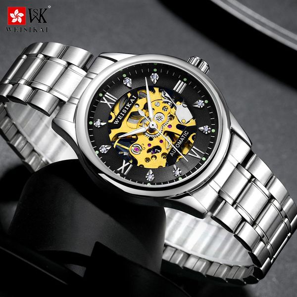 weisikai sport matic watch men luxury watches clock man skeleton tourbillon waterproof mechanical watch relogio masculino bbytus alice_bag, Silver
weisikai sport matic watch men luxury watches clock man skeleton tourbillon waterproof mechanical watch relogio masculino bbytus alice_bag, Silver