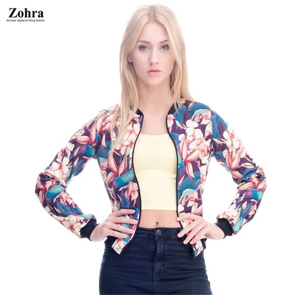 short coat long sleeve printed feminine thin with zipper to keep casual warm 2020 female jacket 40ha, Black;brown
short coat long sleeve printed feminine thin with zipper to keep casual warm 2020 female jacket 40ha, Black;brown