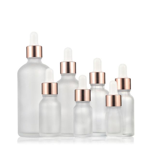 storage bottles & jars 10pcs/lot 5ml 10ml 15ml 20ml 30ml 50ml 100ml frosted glass dropper bottle for essential oil with rose gold ring cap
storage bottles & jars 10pcs/lot 5ml 10ml 15ml 20ml 30ml 50ml 100ml frosted glass dropper bottle for essential oil with rose gold ring cap
