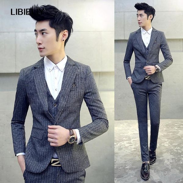 2piece costume homme men suit new fashion latest coat pant vest designs wedding suits for men korean slim fit mens dress suits1, White;black
2piece costume homme men suit new fashion latest coat pant vest designs wedding suits for men korean slim fit mens dress suits1, White;black