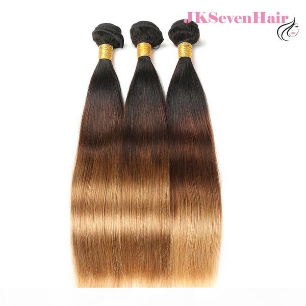 virgin brazilian hair extensions ombre 1b 4 27 straight 3pcs with closure three tone dark roots brown blonde malaysian human hair weaves, Black
virgin brazilian hair extensions ombre 1b 4 27 straight 3pcs with closure three tone dark roots brown blonde malaysian human hair weaves, Black
