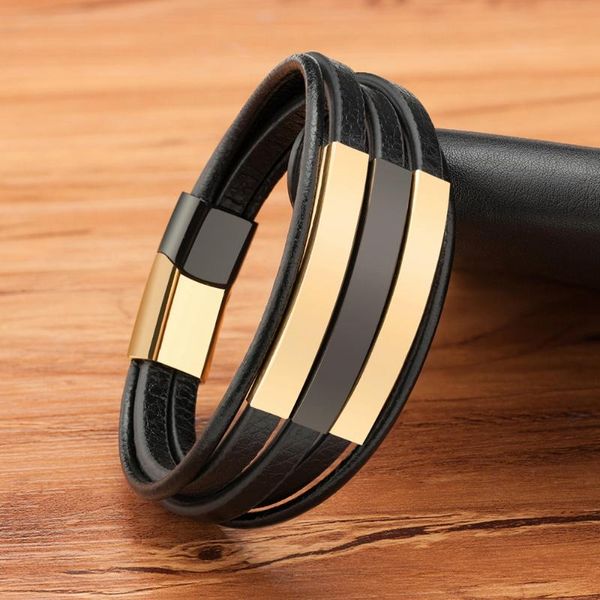 charm bracelets trendy accessories stainless steel men's leather bracelet multilayer combination magnet clasp adjustable closure big di, Golden;silver
charm bracelets trendy accessories stainless steel men's leather bracelet multilayer combination magnet clasp adjustable closure big di, Golden;silver