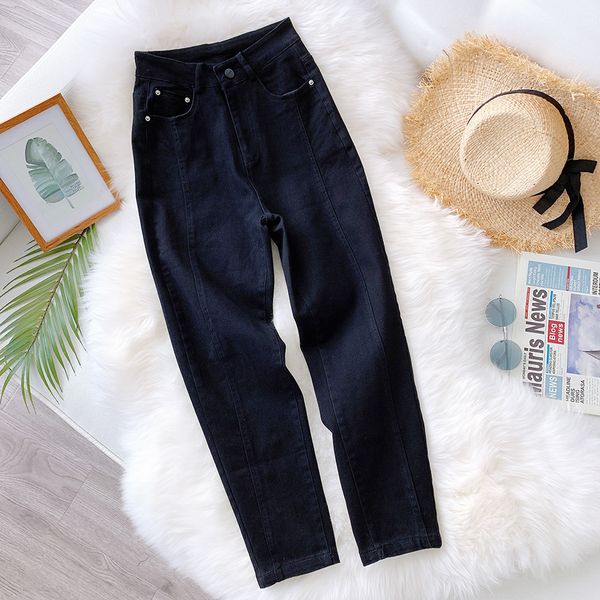 2021 new s-xxl spring autumn high waist women crop harem trousers solid peg leg fly casual workwear carrot cotton pants iujc, Black;white
2021 new s-xxl spring autumn high waist women crop harem trousers solid peg leg fly casual workwear carrot cotton pants iujc, Black;white