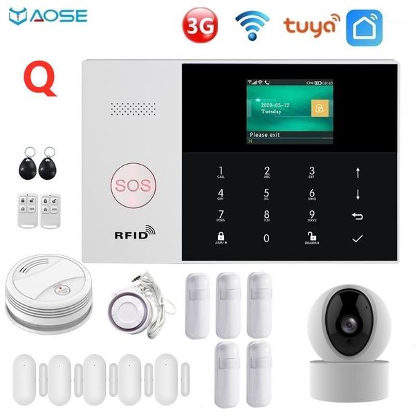 tuya 3g wifi gsm gprs wireless 433mhz home burglar alarm system smart-life app control home security alarm kit with siren sensor1
tuya 3g wifi gsm gprs wireless 433mhz home burglar alarm system smart-life app control home security alarm kit with siren sensor1