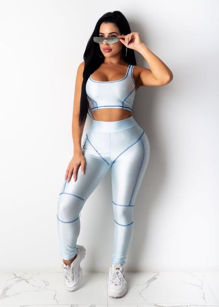 women's tracksuits 2021 patchwork casual two piece striped print o-neck pieces sets summer sleeveless tank and long pants set, Gray
women's tracksuits 2021 patchwork casual two piece striped print o-neck pieces sets summer sleeveless tank and long pants set, Gray