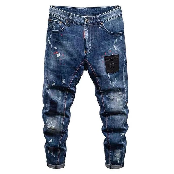 2020 новые мужские джинсы проблемные ripped байкер джинсы slim fit мотоцикл байкер джинсы 2019 модные брюки, Blue
2020 новые мужские джинсы проблемные ripped байкер джинсы slim fit мотоцикл байкер джинсы 2019 модные брюки, Blue