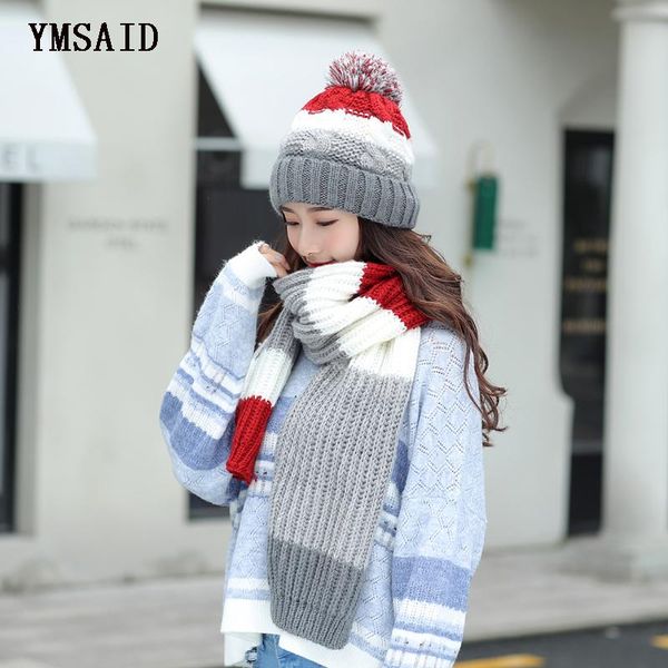 beanie/skull caps women hats 2021 autumn winter fashion brand scarf knitting two piece gorros casual long chapeu feminino bone, Blue;gray
beanie/skull caps women hats 2021 autumn winter fashion brand scarf knitting two piece gorros casual long chapeu feminino bone, Blue;gray