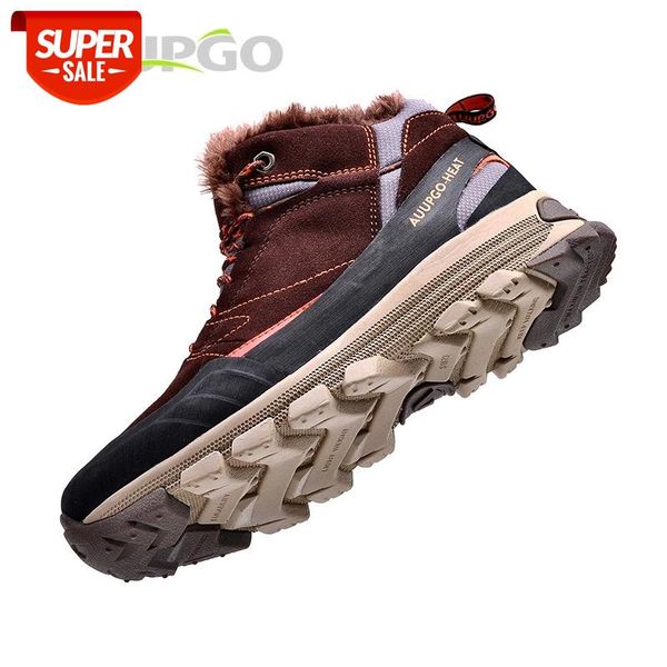 auupgo original winter boots men's high leather warm shoe with fur inside snow hiking walking lightweight rubber ankle boots #iu2m
auupgo original winter boots men's high leather warm shoe with fur inside snow hiking walking lightweight rubber ankle boots #iu2m