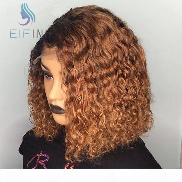 4x4 short lace closure bob wigs pre plucked 1b30 brazlian remy curly lace closure human hair wigs for black women with baby hair, Black;brown
4x4 short lace closure bob wigs pre plucked 1b30 brazlian remy curly lace closure human hair wigs for black women with baby hair, Black;brown