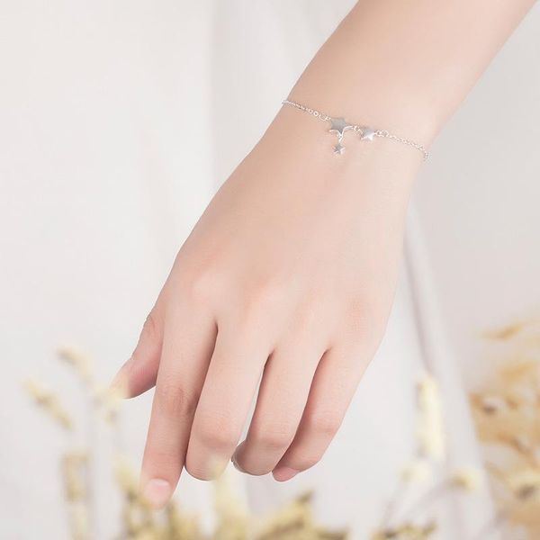 new fashion 925 silver bracelet little stars charm beads bracelets for women girl s925 silver ankle chain leg bracelet, Black
new fashion 925 silver bracelet little stars charm beads bracelets for women girl s925 silver ankle chain leg bracelet, Black