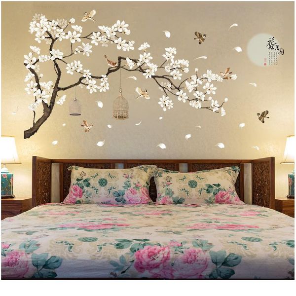 187*128cm big size tree wall stickers birds flower home decor wallpapers for living room bedroom diy vinyl rooms de wmtjjj 
187*128cm big size tree wall stickers birds flower home decor wallpapers for living room bedroom diy vinyl rooms de wmtjjj