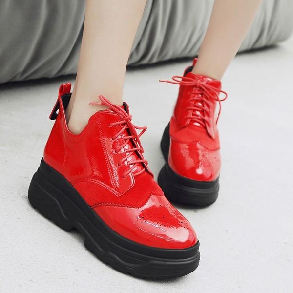 PXELENA 2020 Autumn New High Thick Platform Punk Rock Gothic Boots Women Lace Up Creepers Ankle Boots Ladies Shoes 34-43, Black
PXELENA 2020 Autumn New High Thick Platform Punk Rock Gothic Boots Women Lace Up Creepers Ankle Boots Ladies Shoes 34-43, Black