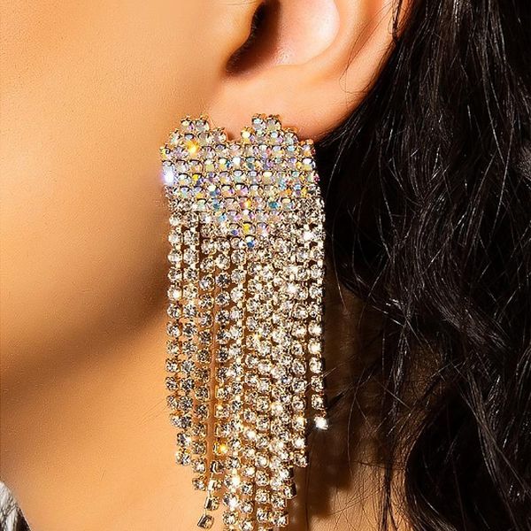 Stone Fans Waterfall Long Tassel Earrings Heart Rhinestone Wedding Drop Earrings Big Crystal 2021 Shiny for Women Fashion, Silver
Stone Fans Waterfall Long Tassel Earrings Heart Rhinestone Wedding Drop Earrings Big Crystal 2021 Shiny for Women Fashion, Silver