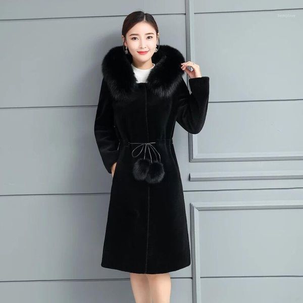 2020 new winter plus size imitation overcoat women middle-aged faux fur coat long hooded warm coats cc12911, Black
2020 new winter plus size imitation overcoat women middle-aged faux fur coat long hooded warm coats cc12911, Black