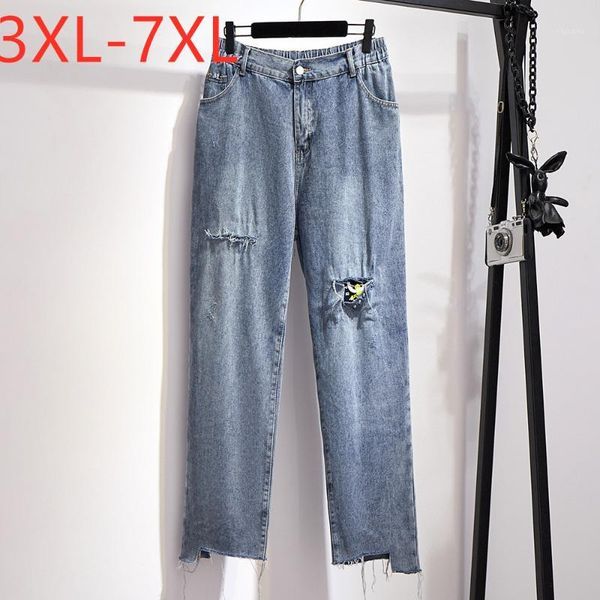 new 2020 summer plus size jeans for women large loose casual hole cotton pocket denim long pants blue 3xl 4xl 5xl 6xl 7xl1, Black;white
new 2020 summer plus size jeans for women large loose casual hole cotton pocket denim long pants blue 3xl 4xl 5xl 6xl 7xl1, Black;white