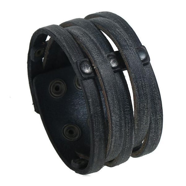 black punk rock ethnic vintage retro wide handmade leather cuff bangle male men bracelets fashion jewelry wholesale acc qylofu, Golden;silver
black punk rock ethnic vintage retro wide handmade leather cuff bangle male men bracelets fashion jewelry wholesale acc qylofu, Golden;silver