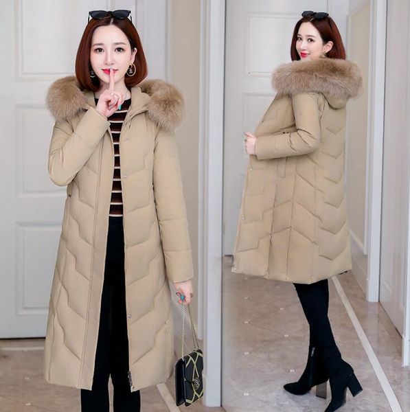 2021 new fashioned winter women's jacket big skin with thick hood down parkas long female thin warm coat outwear ukzi, Black
2021 new fashioned winter women's jacket big skin with thick hood down parkas long female thin warm coat outwear ukzi, Black