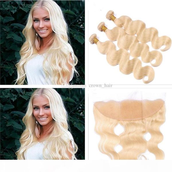 613 russian blonde virgin hair weaves with frontal closure 3 bundles with 4*4 lace frontal body wave human hair with part frontal, Black;brown
613 russian blonde virgin hair weaves with frontal closure 3 bundles with 4*4 lace frontal body wave human hair with part frontal, Black;brown