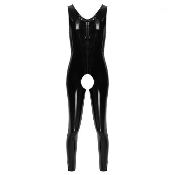 men plus size lingerie erotic wet look faux leather bodysuit catsuit gay open croch leotard jumpsuit club performance costume 3x1, Black;brown
men plus size lingerie erotic wet look faux leather bodysuit catsuit gay open croch leotard jumpsuit club performance costume 3x1, Black;brown