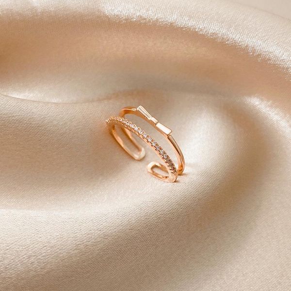 2020 new arrival trendy crystal fashion rose gold bowknot opening adjustable rings for women cute jewelry gifts, Golden;silver
2020 new arrival trendy crystal fashion rose gold bowknot opening adjustable rings for women cute jewelry gifts, Golden;silver