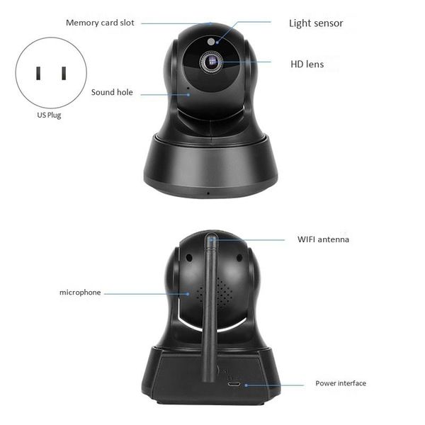 indoor surveillance camera 1080p intelligent high-definition wifi monitor with night vision, motion detection(us plug
indoor surveillance camera 1080p intelligent high-definition wifi monitor with night vision, motion detection(us plug
