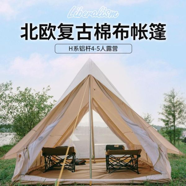 tents and shelters 2.75*2.4*2m waterproof cotton canvas bell tent,camping tent ,canvas tent,wedding aluminum pole 3-5person family
tents and shelters 2.75*2.4*2m waterproof cotton canvas bell tent,camping tent ,canvas tent,wedding aluminum pole 3-5person family