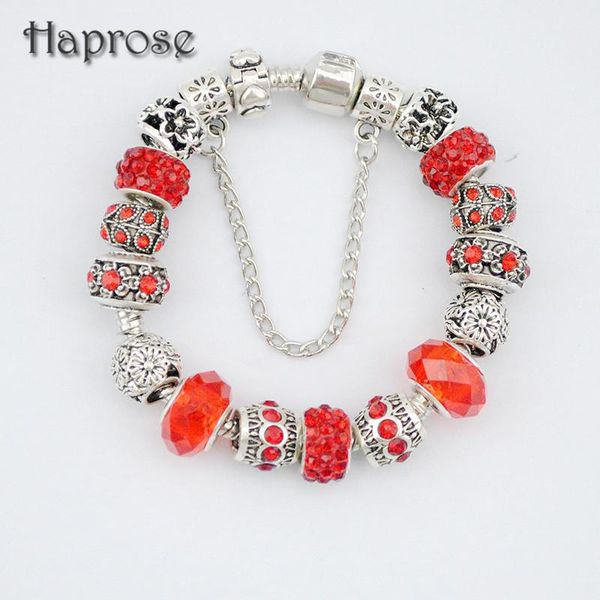 charm bracelets selling red beads crystal flower bracelet for women enamel diy pulseira gfit, Golden;silver
charm bracelets selling red beads crystal flower bracelet for women enamel diy pulseira gfit, Golden;silver