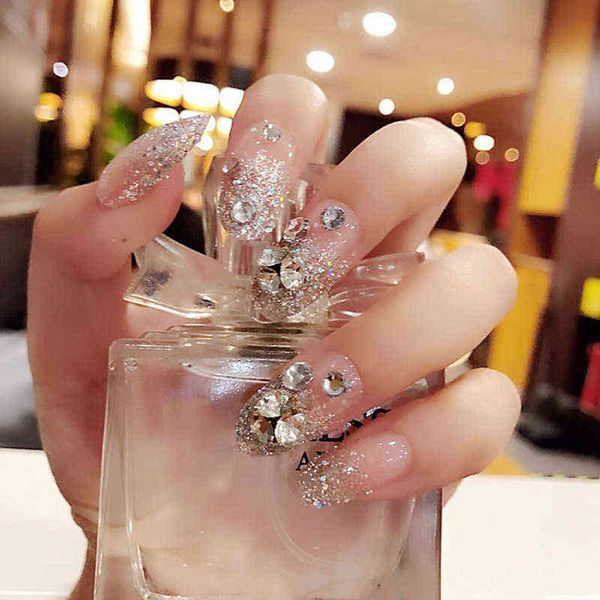 false nails 24pcs ladies fake nails transparent floral beads decor diy bride false sdecoration supplies stickers 220225, Red;gold
false nails 24pcs ladies fake nails transparent floral beads decor diy bride false sdecoration supplies stickers 220225, Red;gold