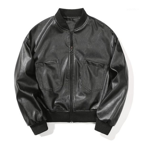 men bomber faux jacket motorcycle leather men's casual hooded pu leather thick warm bomber jackets sportswear zipper jacket coat1, Black;brown
men bomber faux jacket motorcycle leather men's casual hooded pu leather thick warm bomber jackets sportswear zipper jacket coat1, Black;brown