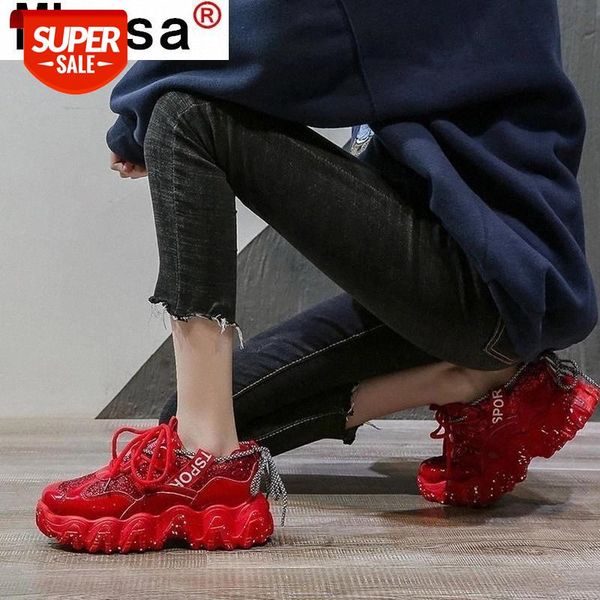 spring new sneakers women fashion bling patent leather platform casual shoes woman chunky trainers vulcanized women shoes basket #gt8u
spring new sneakers women fashion bling patent leather platform casual shoes woman chunky trainers vulcanized women shoes basket #gt8u