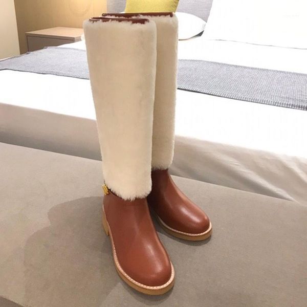 luxury fashion wool leather long boots autumn winter brand design knee-high women shoes new slip-on female boots1, Black
luxury fashion wool leather long boots autumn winter brand design knee-high women shoes new slip-on female boots1, Black