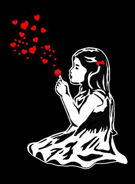 banksy street art girl blowing hearts home decor handpainted &hd print oil painting on canvas wall art canvas pictures 7854
banksy street art girl blowing hearts home decor handpainted &hd print oil painting on canvas wall art canvas pictures 7854