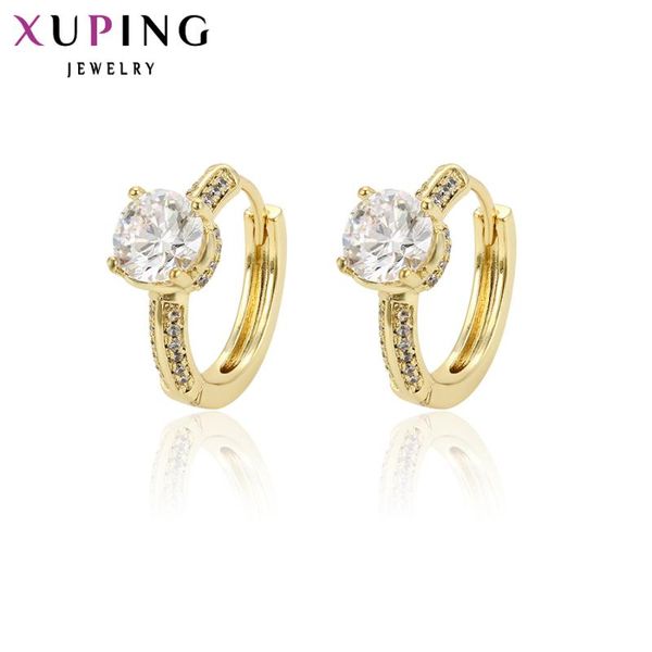 hoop & huggie xuping elegant hoops earrings light yellow gold color plated jewelry for women mother's day gift 97010, Golden;silver
hoop & huggie xuping elegant hoops earrings light yellow gold color plated jewelry for women mother's day gift 97010, Golden;silver