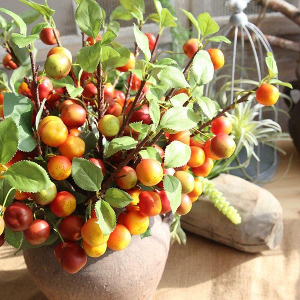 4colors 44.5cm apple branch artificial flower green plant diy garland fake wedding flowers home party decoration decorative & wreaths
4colors 44.5cm apple branch artificial flower green plant diy garland fake wedding flowers home party decoration decorative & wreaths