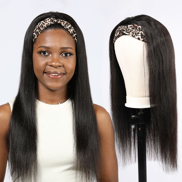 headband wig full machine made with hair bands remy straight scarf wig easy to install natural glueless human hair wigs no gel, Black;brown
headband wig full machine made with hair bands remy straight scarf wig easy to install natural glueless human hair wigs no gel, Black;brown