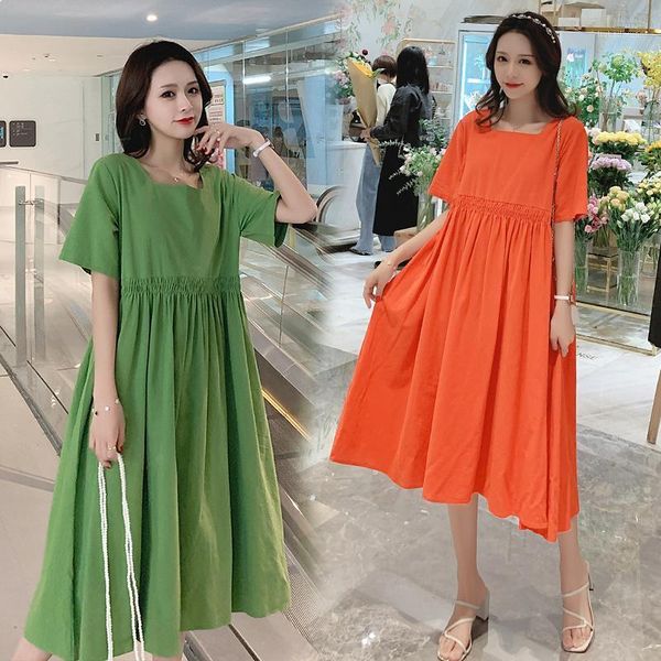 0211-2# maternity clothes summer nursing short sleeve easy matching loose stylish dress for pregnant women mom dress1, White
0211-2# maternity clothes summer nursing short sleeve easy matching loose stylish dress for pregnant women mom dress1, White
