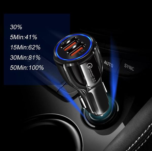 quick charge 3.0 car charger for mobile phone dual usb car charger qualcomm qc 3.0 fast charging adapter mini usb cable charger
quick charge 3.0 car charger for mobile phone dual usb car charger qualcomm qc 3.0 fast charging adapter mini usb cable charger