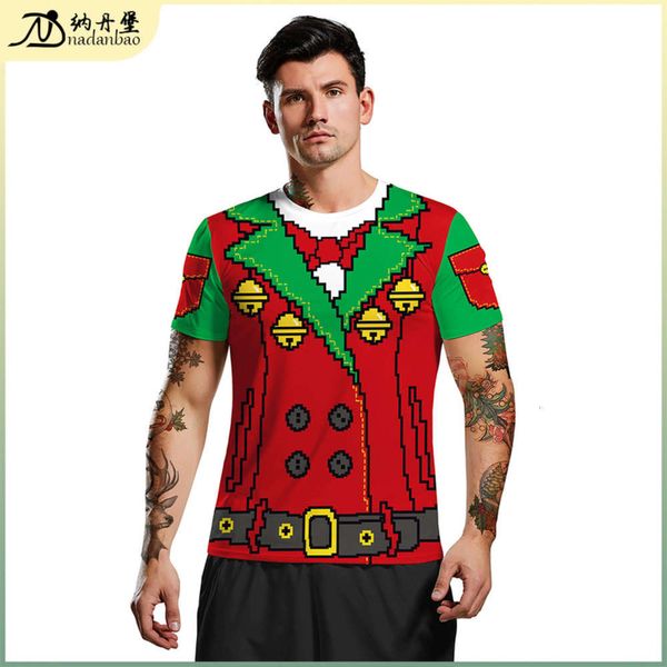 new suit style fake two piec 3d printing men's t-shirt youth fashion cool short sve, Black
new suit style fake two piec 3d printing men's t-shirt youth fashion cool short sve, Black