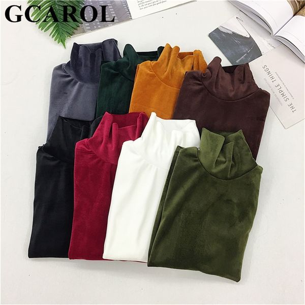 gcarol new arrival fall winter women pleuche turtleneck sweater stretch smooth thick pullover basic warm ol y200722, White;black
gcarol new arrival fall winter women pleuche turtleneck sweater stretch smooth thick pullover basic warm ol y200722, White;black