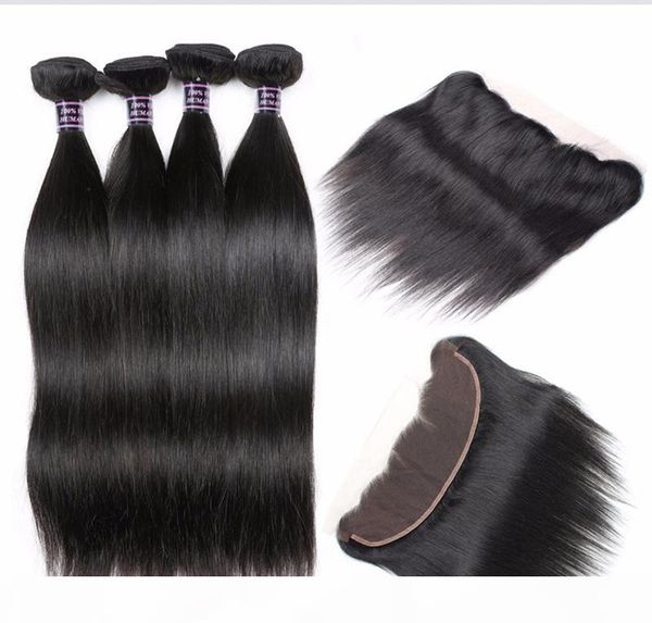 brazilian hair straight with lace frontal closure human hair bundles with frontal 4pcs with 13x2.5 ear to ear lace frontal closure weaves, Black
brazilian hair straight with lace frontal closure human hair bundles with frontal 4pcs with 13x2.5 ear to ear lace frontal closure weaves, Black
