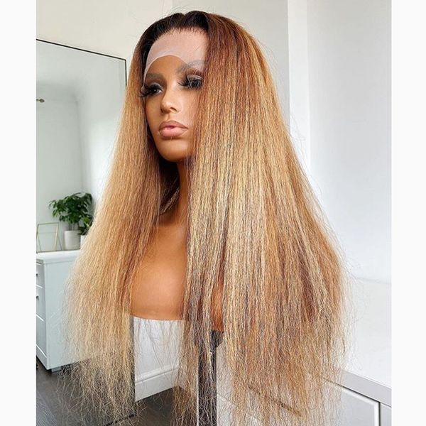 costume accessories 180% density soft ombre blonde long kinky straight synthetic lace front wig for black women baby hair natural hairline g, Silver
costume accessories 180% density soft ombre blonde long kinky straight synthetic lace front wig for black women baby hair natural hairline g, Silver