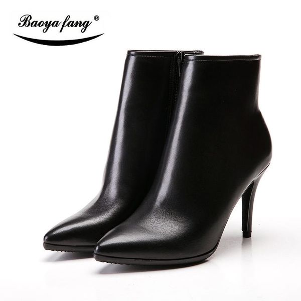 boots baoyafang winter leather ankle for women 9cm high heels pointed toe quality womens shoes black/wind red
boots baoyafang winter leather ankle for women 9cm high heels pointed toe quality womens shoes black/wind red