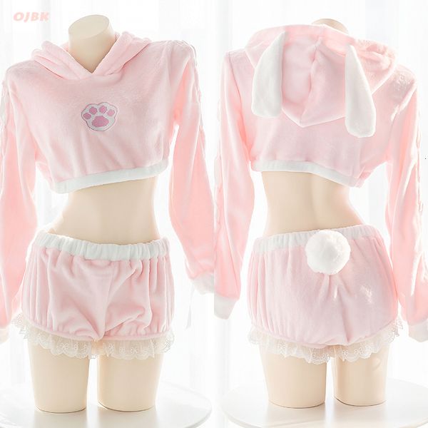 sweater pink bunny girl cute plush homewear lolita ultrashort hollow hoodies shorts rabbit tail sleepwear and panty, Red;black
sweater pink bunny girl cute plush homewear lolita ultrashort hollow hoodies shorts rabbit tail sleepwear and panty, Red;black