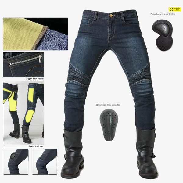 motorcycle riding jeans men's motorcycle pants wear resistant anti fall belt protective pants, Blue
motorcycle riding jeans men's motorcycle pants wear resistant anti fall belt protective pants, Blue