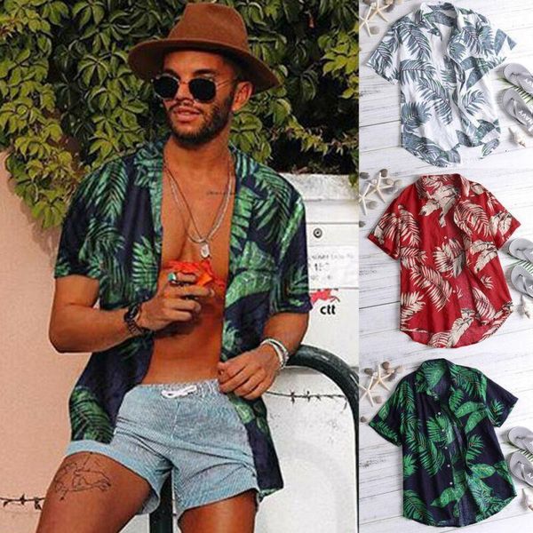men's hawaii shirt summer vintage summer beach casual floral short sleeve shirts tee drop shipping, White;black
men's hawaii shirt summer vintage summer beach casual floral short sleeve shirts tee drop shipping, White;black