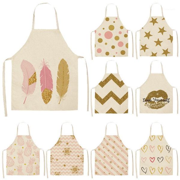 1pcs simple pink gold series cotton linen aprons home cooking baking coffee shop cleaning apron kitchen accessory 53*65cm1
1pcs simple pink gold series cotton linen aprons home cooking baking coffee shop cleaning apron kitchen accessory 53*65cm1