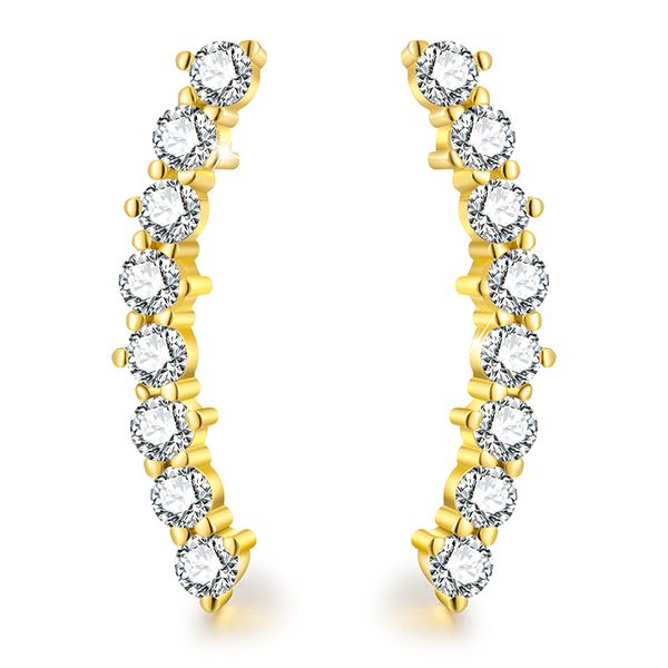 stylever real 925 sterling silver 18k gold zircon minimalism geometric line stud earrings for women gift, Golden;silver
stylever real 925 sterling silver 18k gold zircon minimalism geometric line stud earrings for women gift, Golden;silver